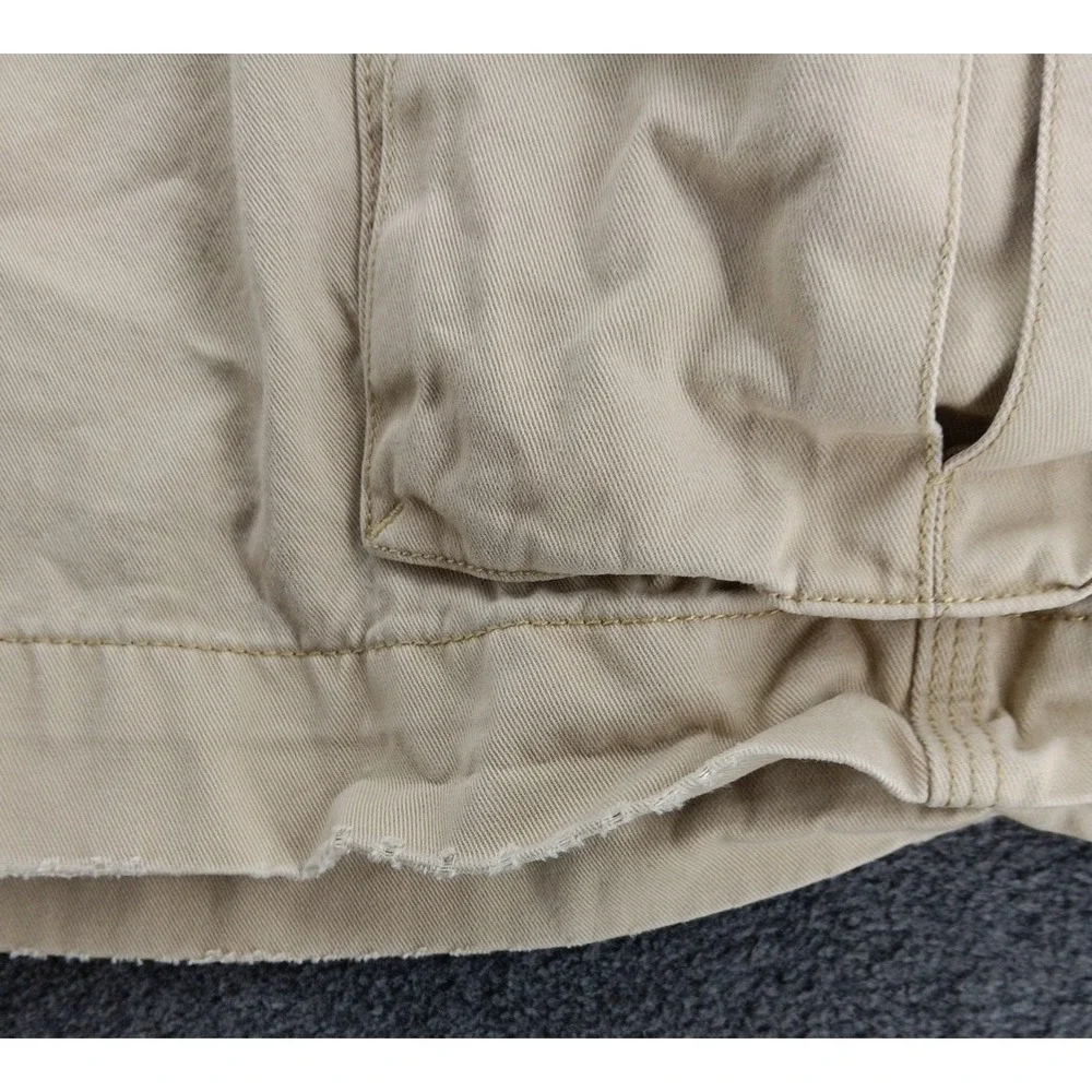 Polo Ralph Lauren blue label men's cargo‎ shorts size 33 tan Classic Pockets